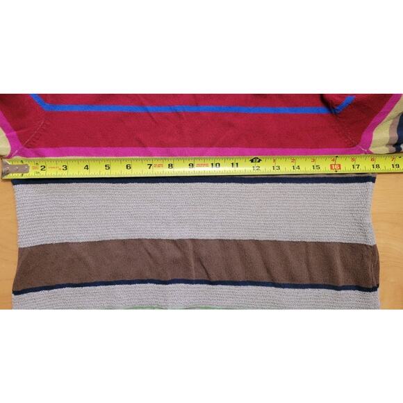 Desigual ladies striped sweater pullover size XL ( See Measurements) Colorful - Picture 4 of 6
